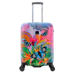 Mała walizka Saxoline Butterfly Nature 34l